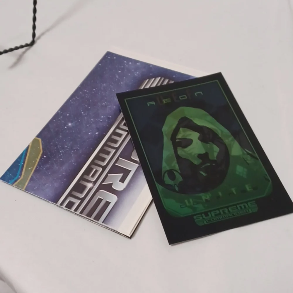 3/$12 Supreme Commander PC Game with Poster and Holographic Collectors Card